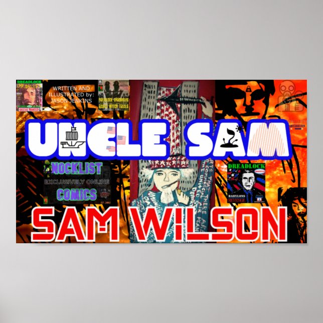 POSTER UNCLE SAM - SAM WILSON (Devant)