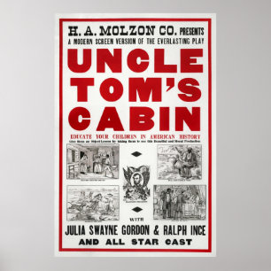 Poster Uncle Toms Cabin  Film Adaptation Promotion