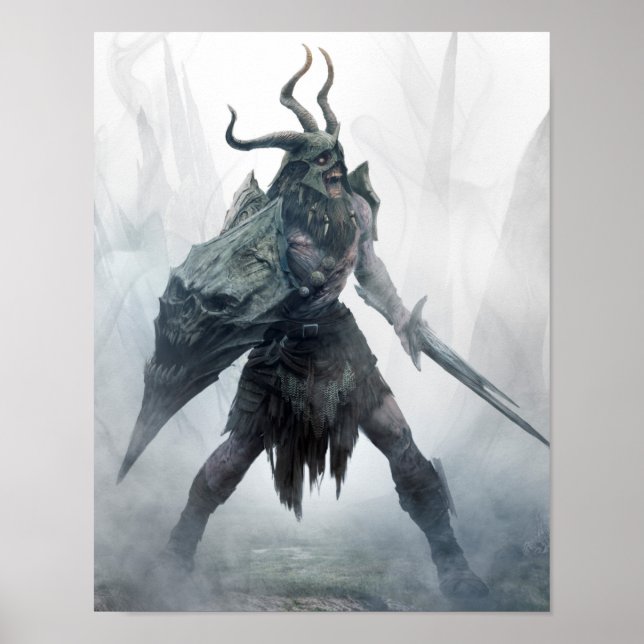 Poster Undead Draugr Warrior (Devant)
