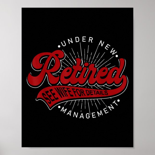 Poster Under New Management See Wife For Details Funny Re (Devant)