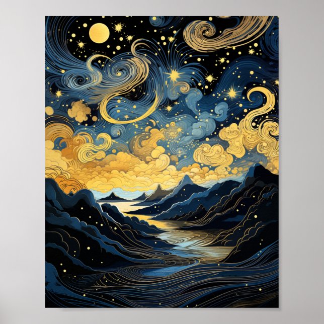 Poster Under the Milky Way 🌌 (Devant)