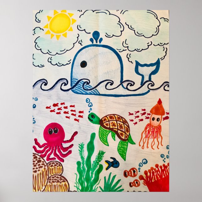 Poster "Under the Sea" (Devant)