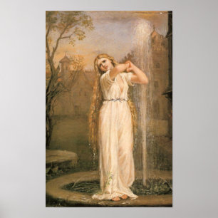 Poster Undine par John William Waterhouse