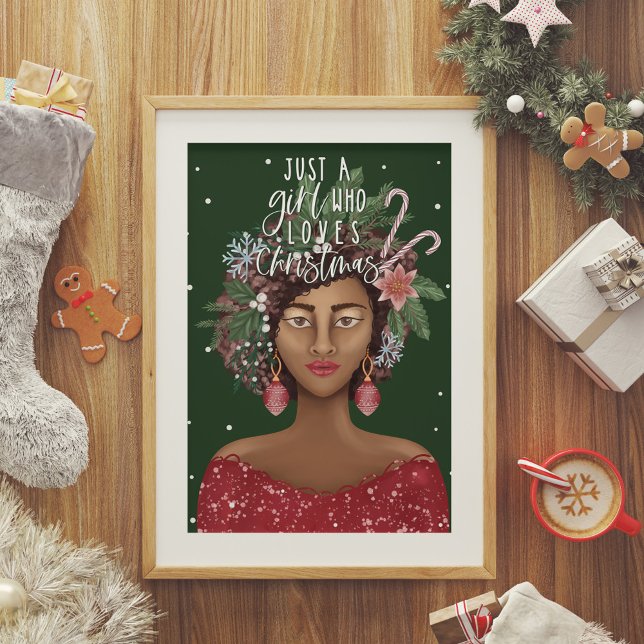 Poster Une Américaine Africaine Juste Une Fille Qui Aime  (Créateur téléchargé)