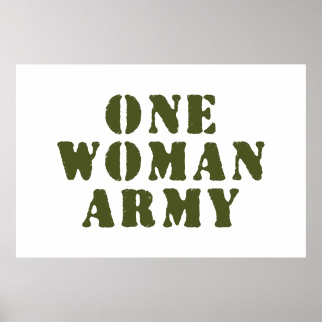 POSTER UNE ARMÉE FEMME (Devant)