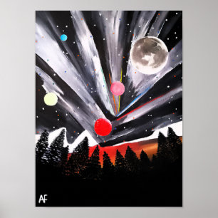 Poster Une autre peinture de monde par Alfred Fox