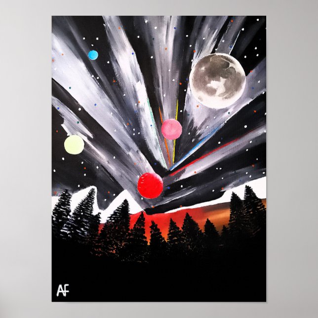 Poster Une autre peinture de monde par Alfred Fox (Devant)
