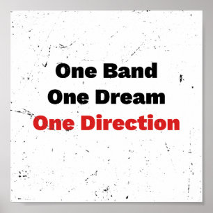 Poster Une bande Un rêve une direction
