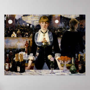 Poster Une barre chez le Folies-Bergere