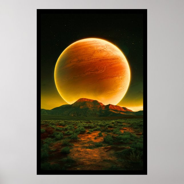 Poster Une belle planète rouge (Devant)