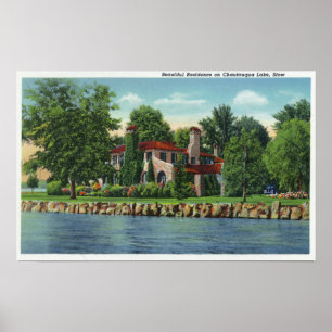 Poster Une belle résidence de lac Chautauqua