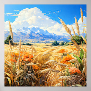 Poster Une Belle Sur La Prairie