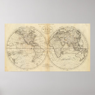 Poster Une carte du monde