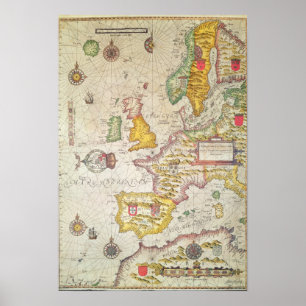 Poster Une carte générale