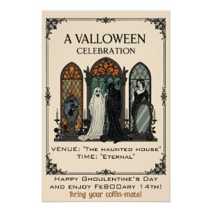 Poster Une Célébration de Valloween