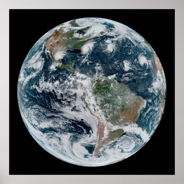 Poster Une Chaîne Perdue De Cyclones Tropicaux (Devant)