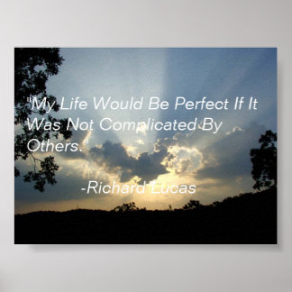 Poster Une citation d'un sage.