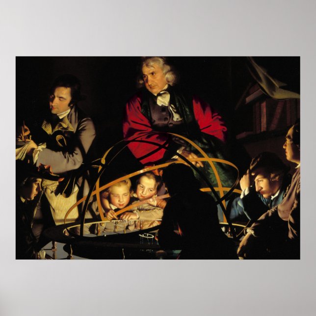 Poster Une conférence de philosophe sur l'Orrerie (Devant)