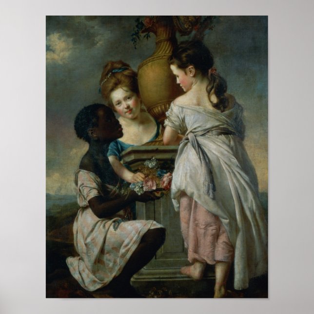 Poster Une conversation entre filles, ou deux filles (Devant)