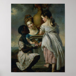 Poster Une conversation entre les filles, ou deux filles