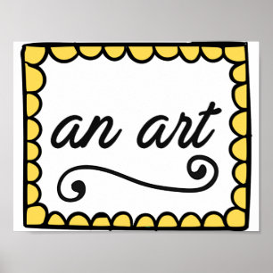 Poster Une copie d'art