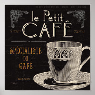 Poster Une coupe contemporaine de café