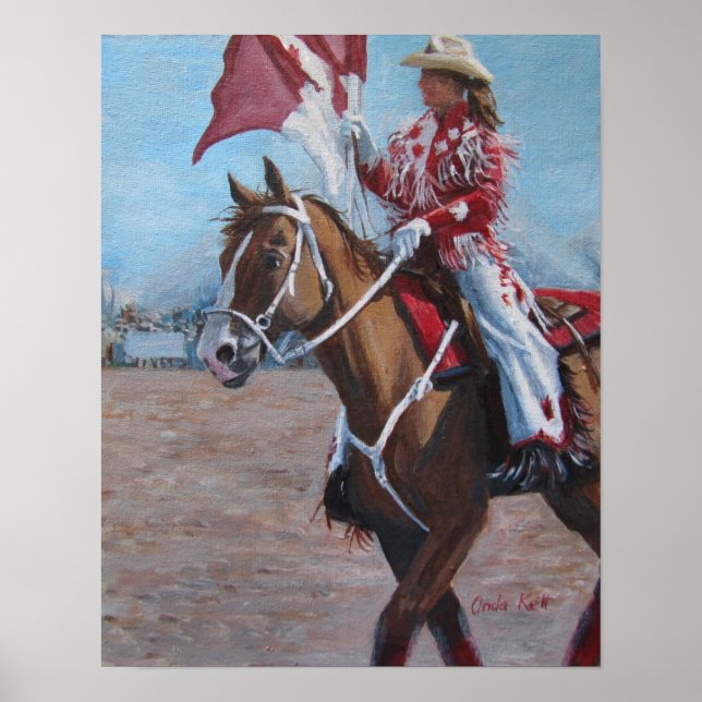 Poster Une cowgirl canadienne (Devant)