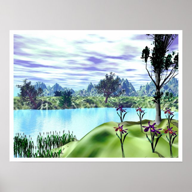 Poster Une crique (Devant)