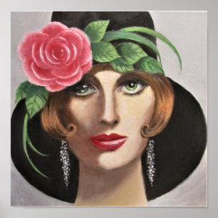 Poster Une Dame aux yeux verts