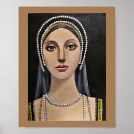 Poster Une dame de l'ère Tudor anglaise