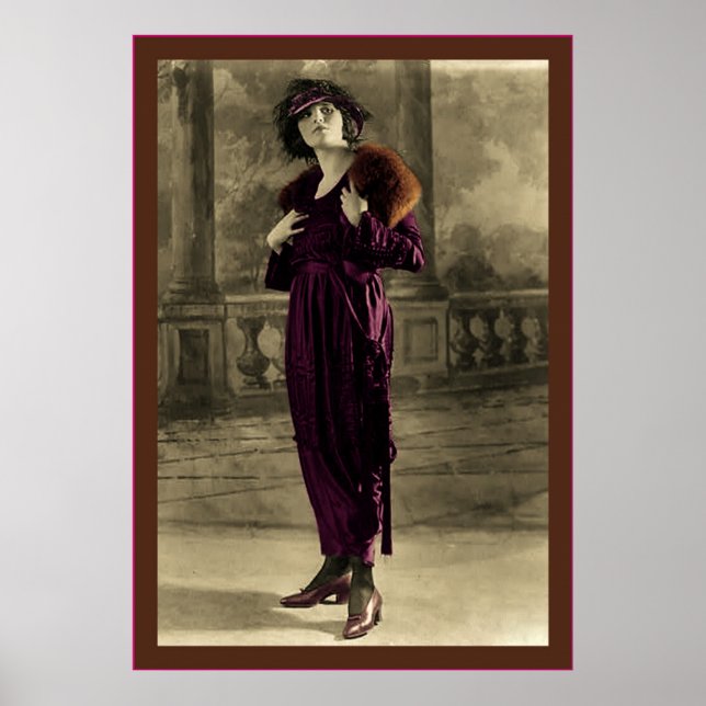 Poster Une dame folle (Devant)