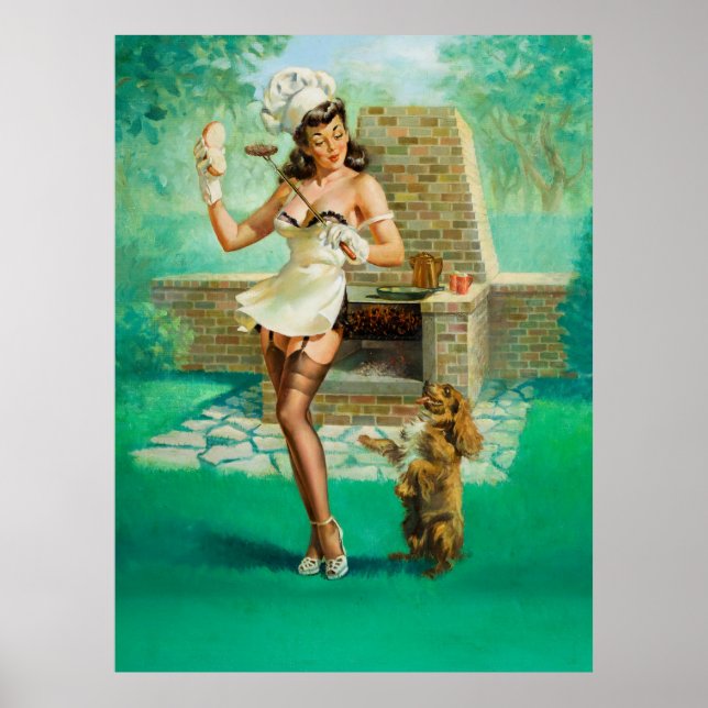 Poster Une de plus S'il vous plaît illustrations Pinup Ar (Devant)