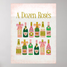 Une Douzaine de Rosés Champagne Rose Bouteilles Ba