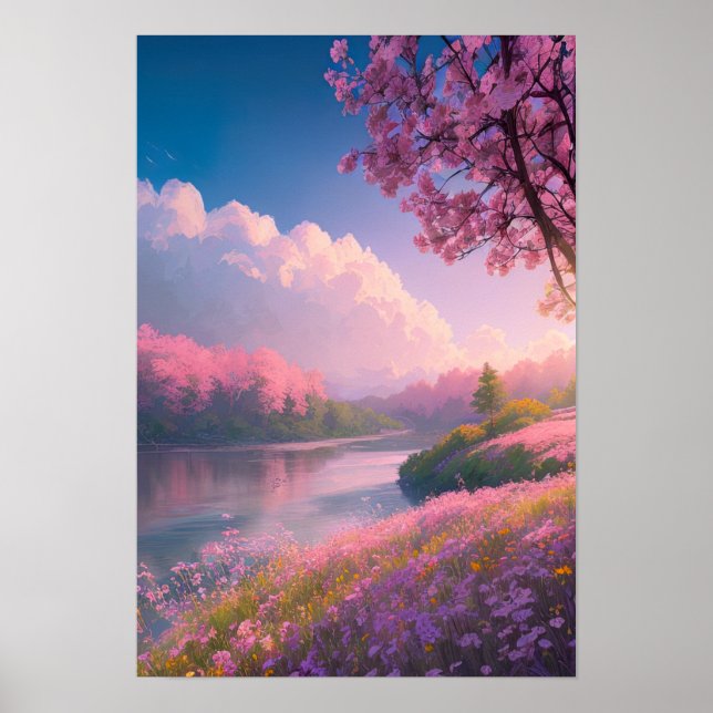Poster Une escapade apaisante vers le paradis paisible de (Devant)