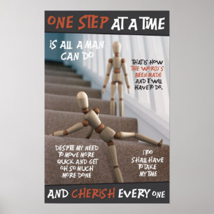 Poster Une étape à la fois