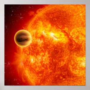 Poster Une exoplanète géante du gaz