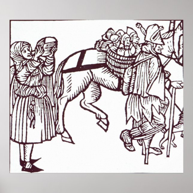 Poster Une famille de mendiants (Devant)