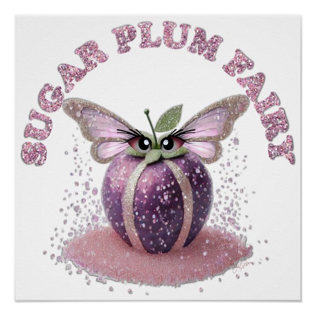 Poster Une fée de prune de sucre (Devant)