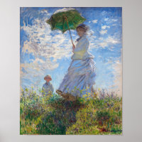 Une femme avec un parasol | Monet |