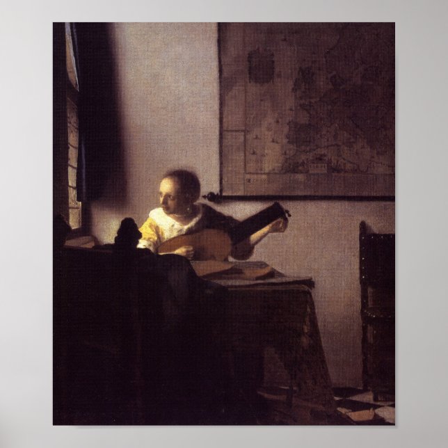 Poster Une femme avec une jute (Devant)