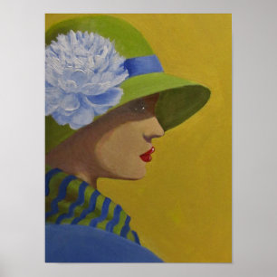 Poster une femme de profil