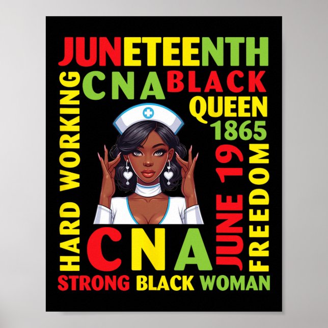 Poster Une femme noire forte de Black Queen (Devant)