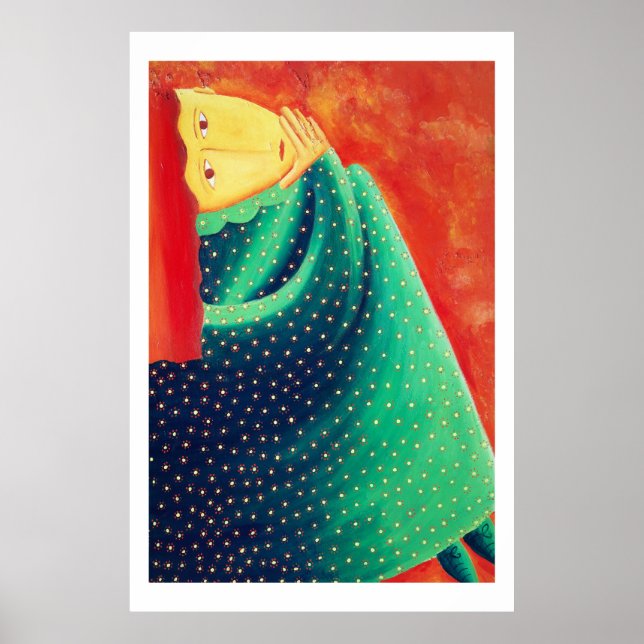 Poster Une femme qui pense (Devant)