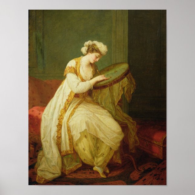 Poster Une femme turque, 1773 (Devant)