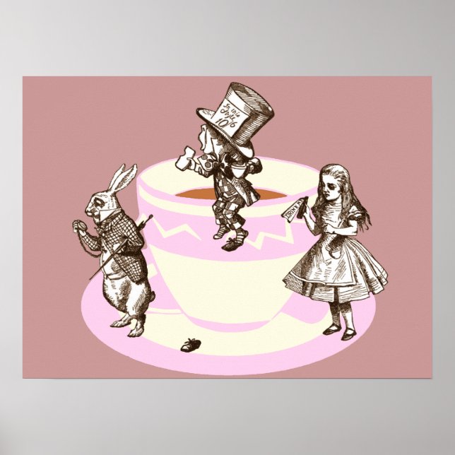 Poster Une Fête De Thé Mad (Devant)