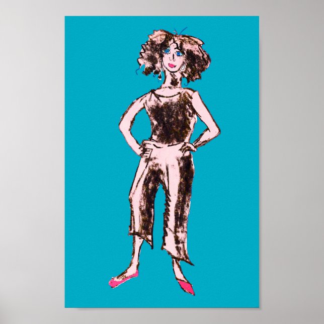 Poster Une figure (Devant)