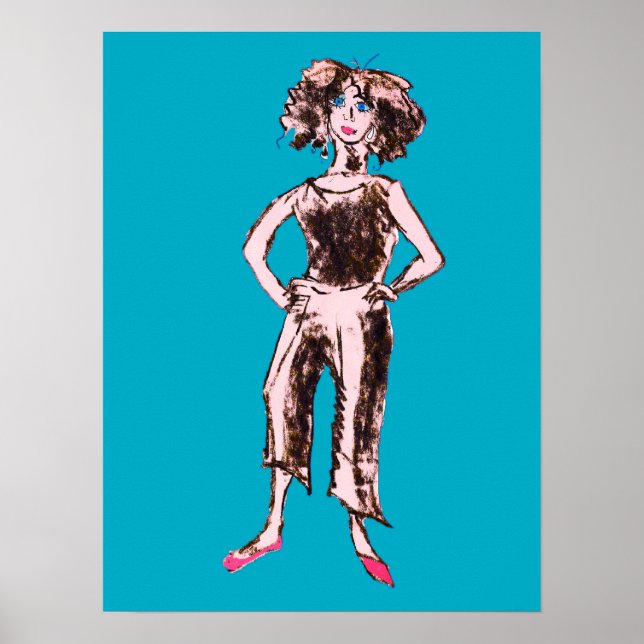 Poster Une figure (Devant)