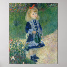 Une fille avec un arrosoir (1876) | Auguste Renoir