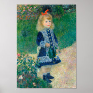 Poster Une Fille Avec Une Poubelle D'Eau