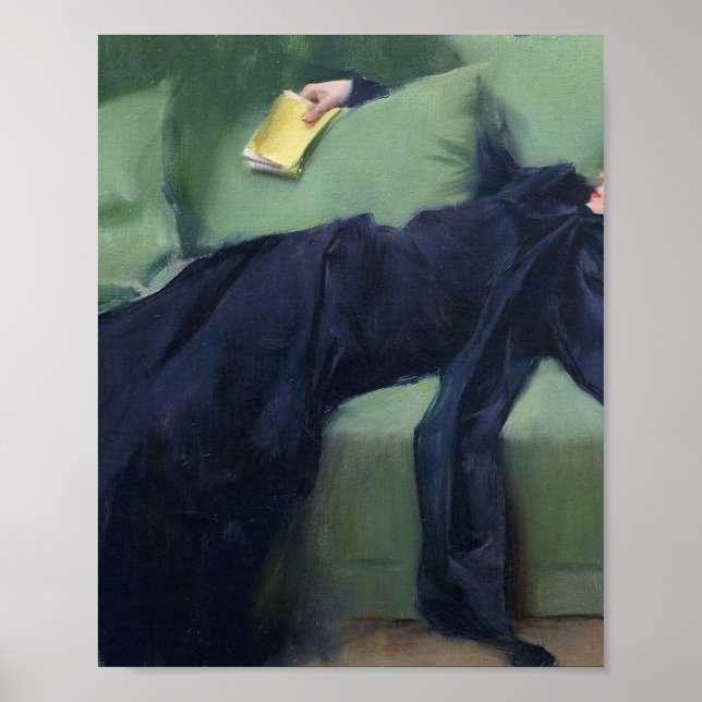 Poster Une fille décadente - Ramon Casas (Devant)